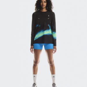 Women's Pace Mesh Long-T Black | Horizon