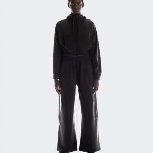 Women's Club Cropped Hoodie FKA Black