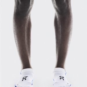 Court Sock Low White | Indigo