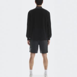 Men's Courtside Long-T Polo Black