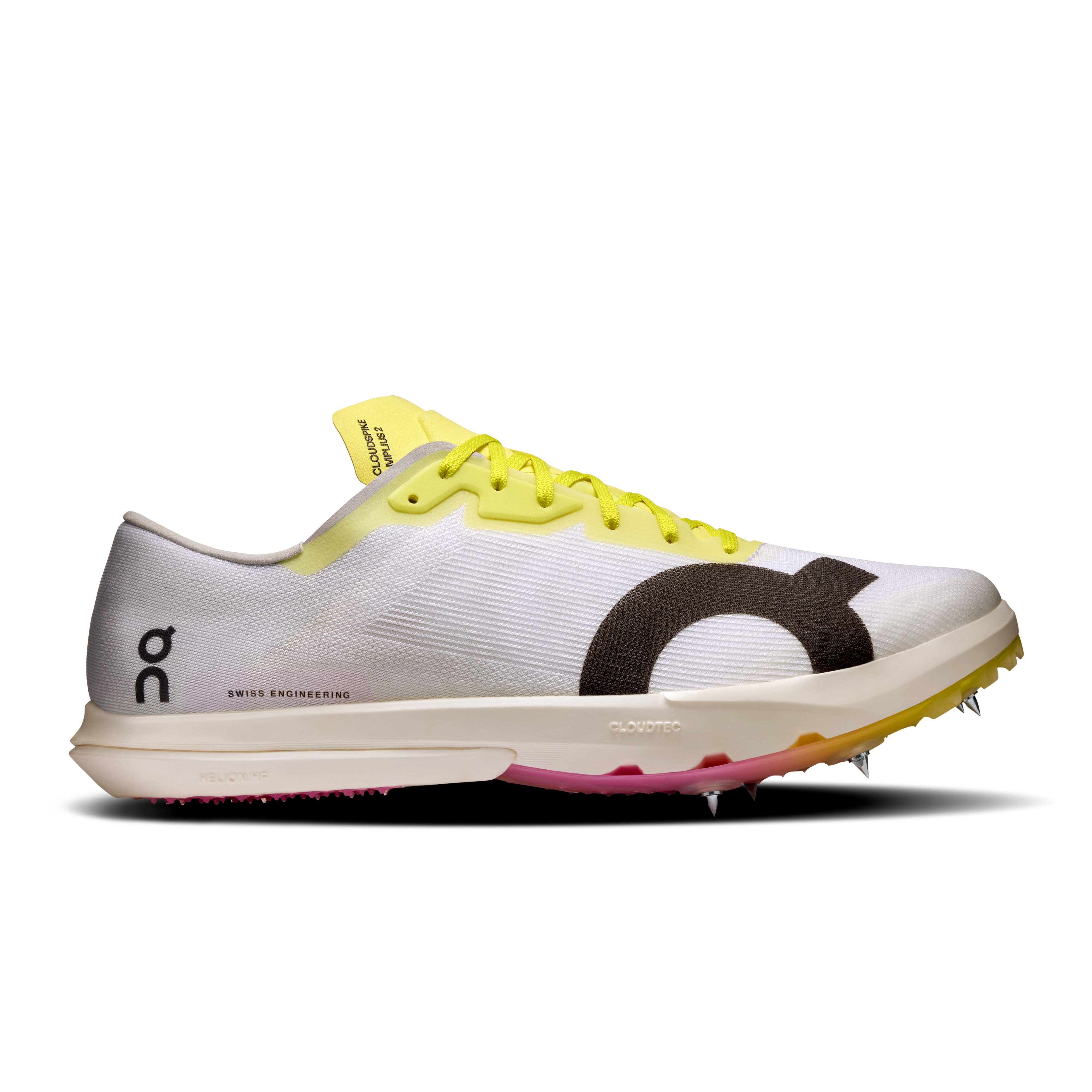 Men's Cloudspike Amplius 2 White | Raspberry