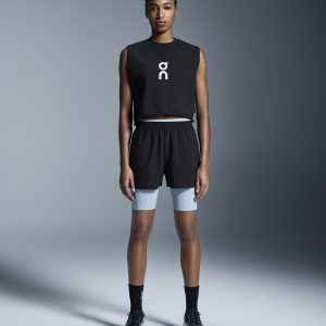 Women's Club Crew Crop Black