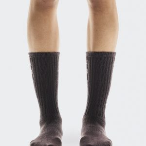 Terry Sock High Pebble
