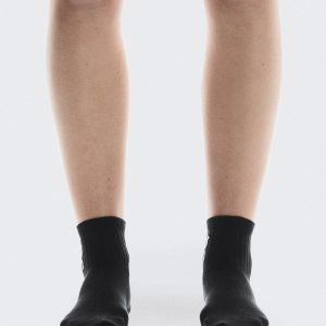 Logo Sock Mid 3P Black
