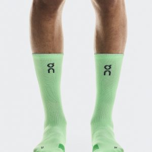 Performance Run Sock High Honeydew | Parsley