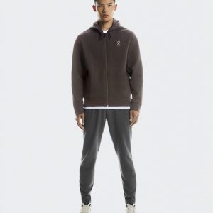 Men's Focus Tech Zip Hoodie Pebble