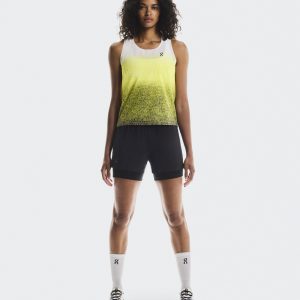 Women's Race Singlet Lime