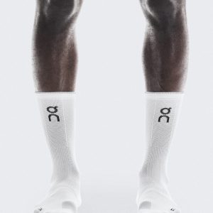 Performance Run Sock High White | Glacier