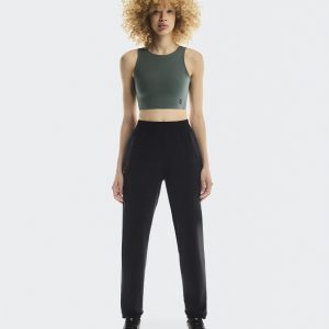 Women's Core 2-in-1 Crop Olive