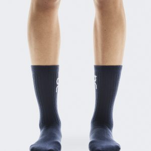 Logo Sock High 3P Navy