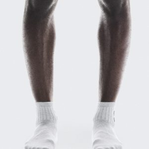 Logo Sock Mid 3P Heather Gray