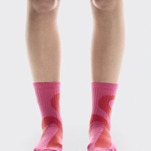 Liquid Logo Sock High 2P Limelight | Pink