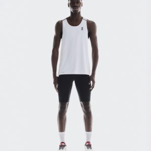 Men's Performance Tank White | Silver