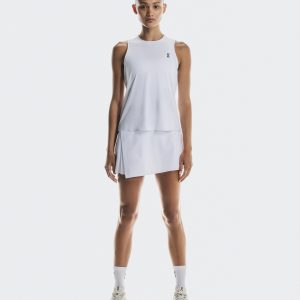 Women's Court Skirt Side Pleat White