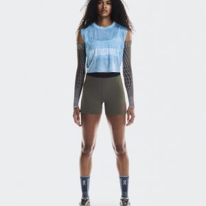 Women's Tights PLEASURES x The Loop Olive