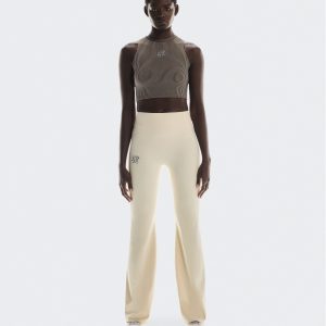 Women's Ribbed Tank Top LOEWE Brown | Pink